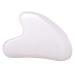 Guasha Board Heart-Shaped Lift Skin Synthetic Body Massage White Scraper Board for Face Massage Scraper Board Jade White