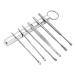 6-piece earwax remover descaling tool household ear pick stainless steel ear pick cleaner kit earwax removal kit with storage box