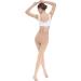 QIRUIRED Medical Compression Pantyhose 23-32mmHg Graduated Support - Closed Toe Beige - for Women & Men - Buy Online on GoSupps.com