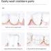 Water Flosser Cordless Dental Cleaner | IPX7 Waterproof Oral Irrigator with 4 Modes | Travel-Friendly Teeth Cleaning - White - Buy Online on GoSupps.com