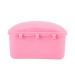 Exceart Prosthesis Brush and 4-Part Bath Box | Dental Prosthesis Cleaning Container for False Teeth - Yellow Blue White Pink - Buy Online on GoSupps.com