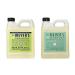 MRS. MEYER'S CLEAN DAY Liquid Hand Soap Refill Lemon Verbena and Basil Variety Pack 33 FL Oz Each