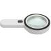 Glass Glass with LED Lights 100MM Handheld Optical HD Loupe Reading Identification Maintenance Elderly Magnifier HD Expansion Mirror - Magnification: 30 T Magnifier for Re Made in China