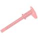 NUOBESTY Pied Coulisse Coulissant 150 MM pour Sourcils en Plastique Rose R gle de Mesure Pr cise pour Maquillage du Visage Accessoire Portable pour Microblading et Dessin des Sourcils