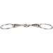 Equinate Stainless Steel Water Bridle | 16mm Double Broken Anatomical Bit - Laser Engraved 18.5cm - Gentle & Friendly Design for Horses - Buy Online on GoSupps.com