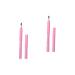 FOMIYES 2pcs mini lipsticks travel makeup brush Portable Lipstick Brush Lip Gloss Brush dual ended makeup brush Lipstick Applicator Lip Lip Gloss Applicator telescopic beauty tools mediumx2pcs Pinkx2pcs