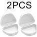 Vepoty Prosthesis Storage Container - 2 Portable Units with Ventilation Holes for Orthodontic Mouth Protection - White - Buy Online on GoSupps.com