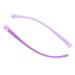 Glasses glasses 1 pair of silicone glasses for children parts universal student myopia frame repair spare glasses purple purple