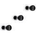 Beavorty 3pcs Eyeliner Pencil Cosmetic Eyeliner Smudgeproof Eyeliner Eye Liner Fashion Eyeliner Lasting Gel 1 count (Pack of 1) Blackx3pcs