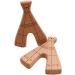 Wendysun 5pcs Cartoon Wood Teether: Natural Animal Tower Shape Baby Teething Toy - Buy Online on GoSupps.com