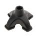 Anti-Skid Stabilizing Shock Absorb Walking Stick End Crutch Cane Rubber Tips Stability Aid for Disabled Elderly Men Women Family 19 mm A