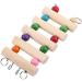 Shop Hanging Wooden Ladder for Hamsters & Birds | Pet Suspension Bridge & Cage Toy (S) - International Shipping Available - Buy Online on GoSupps.com