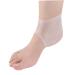 FRCOLOR 1 Pair Silicone Heel Protector Silicone Heel Sleeves Anti- Slip Silicone Feet Heel Socks Non Skid Socks Gelt Silicone Gel Foot Care Protector Spa White Men and Women Moisture Cream medium