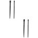 POPETPOP 6 Sets Eyeliner Brush Makeup Brush Multi Function Eyebrow Brush Flat Eyebrow Brush Ear Piercing Kit Multifunctional Eye Liner Wands Cosmetic Brush Eyes Newborn Wood