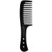Trende Essentials Wide Tooth Comb 1 Pc - Detangler And Heat Resistant With Proper Ventilation-Especially Designed For Wet Curly Hair With Suitable Handgrip (WTC) black