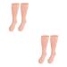 Healeved 2 Pairs Exfoliating Moisturizing Socks Rainbow Birthday Party Hats Feet Moisturising Socks Foot Care Supplies Dry Heels Socks Long Moisturizing Socks Girl Heels Sebs Women's Socks