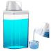 Laundry Detergent Dispenser - 1100ml Washing Powder Storage Transparent Reusable Laundry Storage Containers with Measuring Cup Laundry Powder Storage for Softener/Laundry Powder/Scent Booster