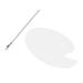 Buy Clear Nail Palette - Acrylic Makeup Mixing Tray & Spatula for Nail Art | International Shipping - Buy Online on GoSupps.com