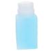 NUSITOU Gel Nail Polish Nail Gel Polish Liquid Pump Dispenser Nail Polish Remover Powder Pump Bottle Alcohol Dispenser Makeup Remover Bottle Repair Travel Plastic Shampoo Bottle 6x5x13cm Blue