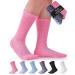 Pembrook Diabetic Socks for Men and Women - Non Binding Socks Women | Neuropathy Socks for Men and Neuropathy Socks for Women Large Bright Colors - 6 Pairs