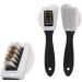 Shoe Brush Suede Shoe Brush 3 Side Cleaning Brush and Eraser Erasers Set Black S Shaped Shoes Cleaner Brush - Buy Online on GoSupps.com