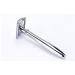 Heavy Duty Chrome Double Edge Safety Razor Set - Long Handle 10 Platinum Blades Stand & Accessories - Best Wet Shaving Gift for Men & Women - Buy Online on GoSupps.com