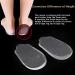 Slid Blinds Heel Cushion Height Increase Heel Pillow | Soft Silicone Lift Pads for Heel Pain Relief & O/X Legs Correction - Buy Online on GoSupps.com