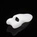 2pcs Silicone Toe Protector Pad Bunion Corrector Straightener Spreader White