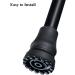 2-Pack Heavy Duty 7/8 Inch Rubber Cane Tips - Black Replacement Tips for Seniors Walking Stick - Safety Accessories - Buy Online on GoSupps.com