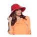 VINRELLA Rain & Sun Hat, Bucket Hat, Great for Travel & Hiking, Sleek Rain Hat Waterproof for Women, Waterproof Hat for Women Red Patent