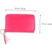 POPETPOP Nail Print Stencil Card Holder Card Pouch nail stamping plates bag Stamp Plate Organizer nail stamping plates holder nail art stencil bag cards bag ultra thin business card holder 16x12cm Rosy - Buy Online on GoSupps.com
