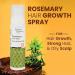 Nirmaaya Organics Rosemary Water Spray 100ml - 100% Pure & Natural | Anti-Hairfall Growth Therapy - Ship Worldwide - Buy Online on GoSupps.com