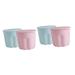 FOMIYES 4 Sets Pp Washing Bowl Beauty Tool Cleaner Kit Brush Beauty Kit Rinsing Bowl Puff Cleaning Scrubber Makeup Cleaning Mat Makeup Cleaner Mat Washer Silica Gel Cleaning Kit Portable