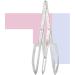 Tiuimk Stainless Steel Eyebrow Microblading Triangle Ruler - Silver - Buy Online on GoSupps.com