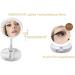 Double Sided Lighted Makeup Mirror with 10X Magnification, Adjustable Brightness, Angle & Height - Compact LED Vanity Mirror for Travel - Buy Online on GoSupps.com