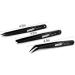 Misppro 3 Pieces Antistatic Tweezers Set - Essential Tools for Electronics Jewelry & Watch Repair | International Shipping Available - Buy Online on GoSupps.com