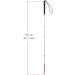 Aluminum Mobility Folding White Cane for Vision Impaired and Blind People (folds down 7 sections) (Black Handle 130cm (51.2 inch)) Black Handle 130cm (51.2 inch) - Buy Online on GoSupps.com