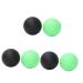 JECOMPRIS 6 STK YOGA massage ball Exercise material Elastic back roll Yoga ball Multi-color massage ball soft TPE massage ball yoga roll for massage gently massage ball scroll wheel Fascia ball 6.3x6.3 cmx3Pcs as shown