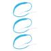 COHEALI Trachea Fixation Band 3Pcs Professional Tracheotomy Fixed Bands Tracheostomy Protect Tracheostomy Fixators (Sky-blue)
