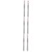 Minkissy 6 STK Tools For eyebrow care eyebrow gimmicky eyebrow tweezers hair tweezers Professional tweezers scissor -shaped tweezers just hair removal clip A011