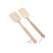 Cabilock Bath Sponge Bath Sponge 2pcs Natural Back Shower Handle Massage Brush Sided Spa Wooden Bath with Loofah Brushes Scrubber Body Bath Scrubber Bath Scrubber Medium