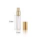 Elfenstall Frosted 6pcs 10ml Gold Atomizer Spray Bottle Set - Refillable Perfume Travel Bottles with Free Pipette - Buy Online on GoSupps.com