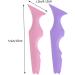 MAGICLULU 4 Pcs Silicone Beauty Ruler Eyelash Separator Tool Makeup Applicator Tools Cosmetic Silicone Strap 15X4.15CMx2pcs Assorted Colorx2pcs - Buy Online on GoSupps.com