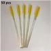 50pcs Shiny Eyelash Brush Disposable Eyebrow Brushes Mascara Wands Applicator Comb Grafting Beauty Makeup Tool Lash Curling - Buy Online on GoSupps.com