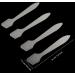 Translucent Frosted Tip Makeup Spatula - Mini Cosmetic Mask Spoon 100 Pack Disposable Facial Cream Mixing Tool for Beauty DIY - Buy Online on GoSupps.com