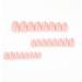 SINLOV French Gradient Fake Nails Almond Glitter False Nails Glossy Press on Nails Ballerina Acrylic Full Cover Fake Nails for Women and Girls - Buy Online on GoSupps.com