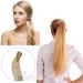 Buy 30cm Remy Hair Ponytail Extensions - Straight Braid Hairpiece (100g 6/613# Brown Highlights) | RemyHaar.eu - Buy Online on GoSupps.com