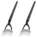 GROCKSTR 2X Eyelash Comb Curlers Makeup Mascara Applicator Eyebrow Grooming Brush Tool