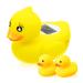 Baby Bath Thermometer Floating Toy, BabyElf Rubber Duck Thermometer for Infants, Water and Room Safty Thermometer for Bathtub Bath Pool, with Temperature Warning, 2 Extra Duck Toys