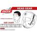RDX Maya Hide Leather Head Protection - Boxing Helmet for Kickboxing MMA Krav Maga Muay Thai & Taekwondo | Durable & Reusable Black Sparring Gear - Buy Online on GoSupps.com